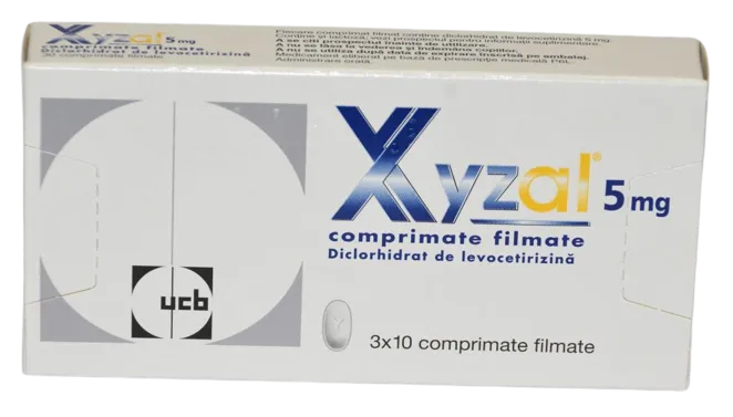 Xyzal 5mg, 30 comprimate filmate, Ucb Germania