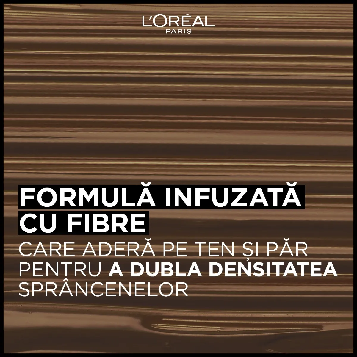 Mascara pentru sprancene cu efect de volum Infaillible 24H Brunette, 4.9ml, L'Oreal Paris 