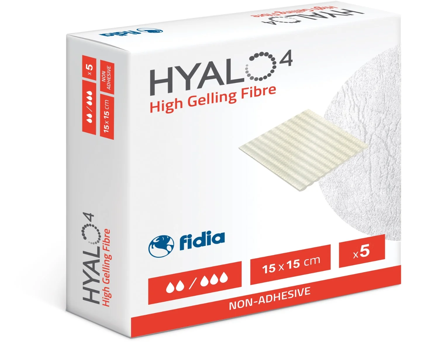 Set pansamente High Gelling Fiber 15x15 cm, 5 bucati, HYALO4