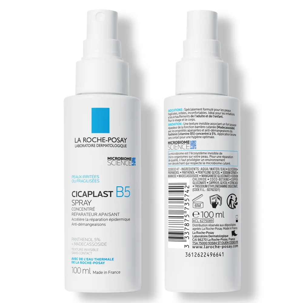 Spray reparator si calmant Cicaplast B5, 100ml, La Roche-Posay 