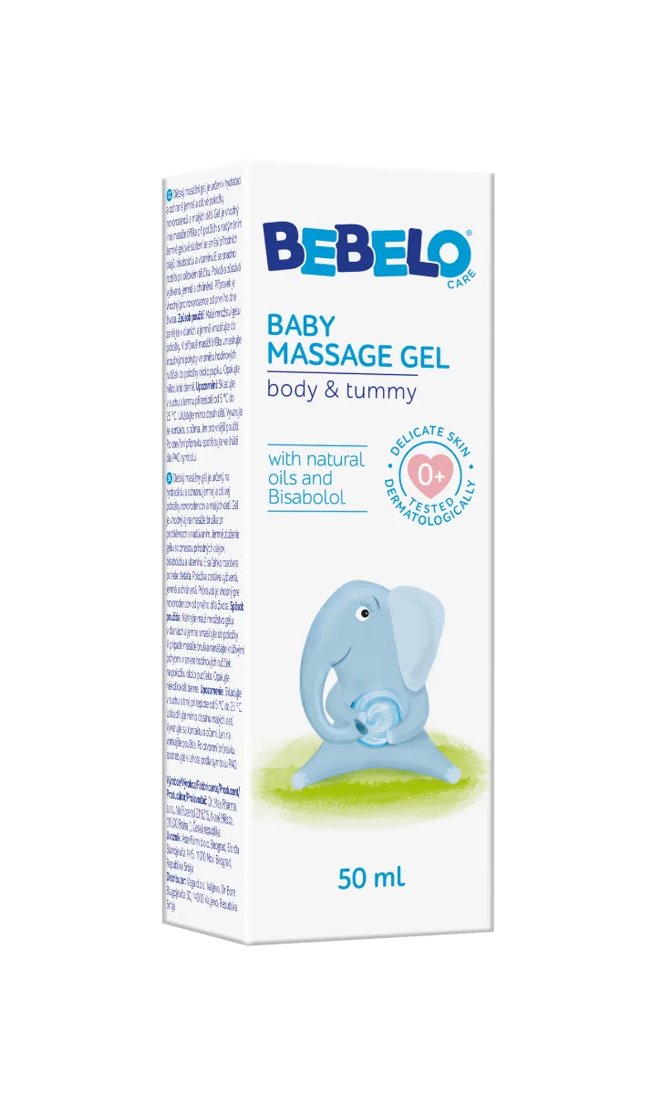 Bebelo Gel de masaj pentru bebelusi, 50ml