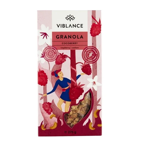 Granola Cocoberry fara gluten, 275g, Viblance