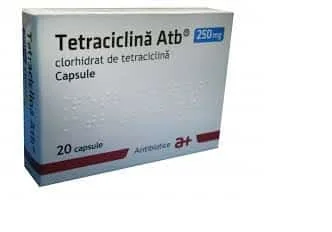 Tetracilina 250mg, 20 capsule, Antibiotice