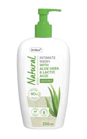 Dr. Max Natural Gel intim cu aloe vera si acid lactic, 250ml