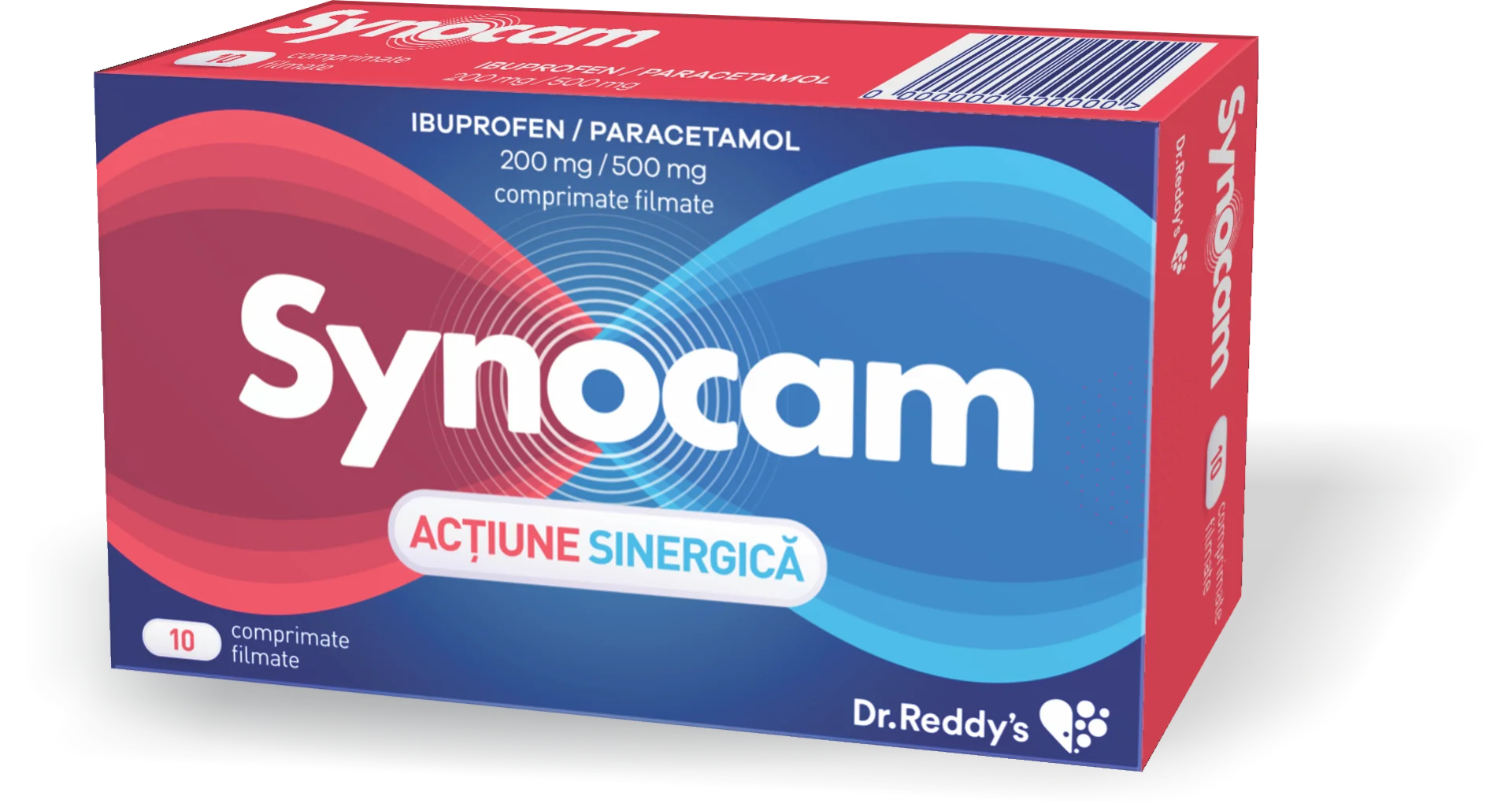 Synocam 200mg/500mg, 10 comprimate