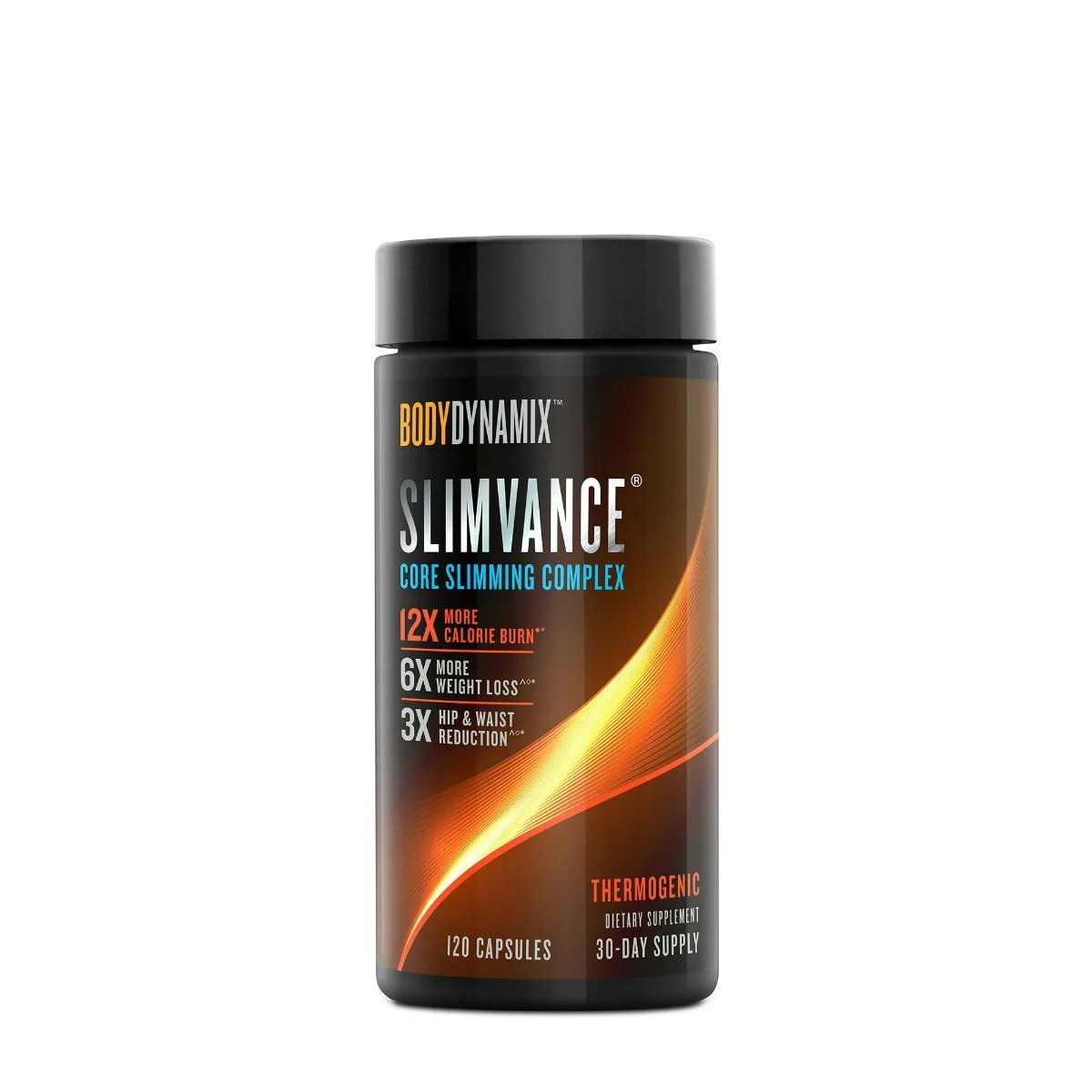 Formula pentru controlul greutatii BodyDynamix Slimvance Core Slimming Complex, 120 capsule, GNC