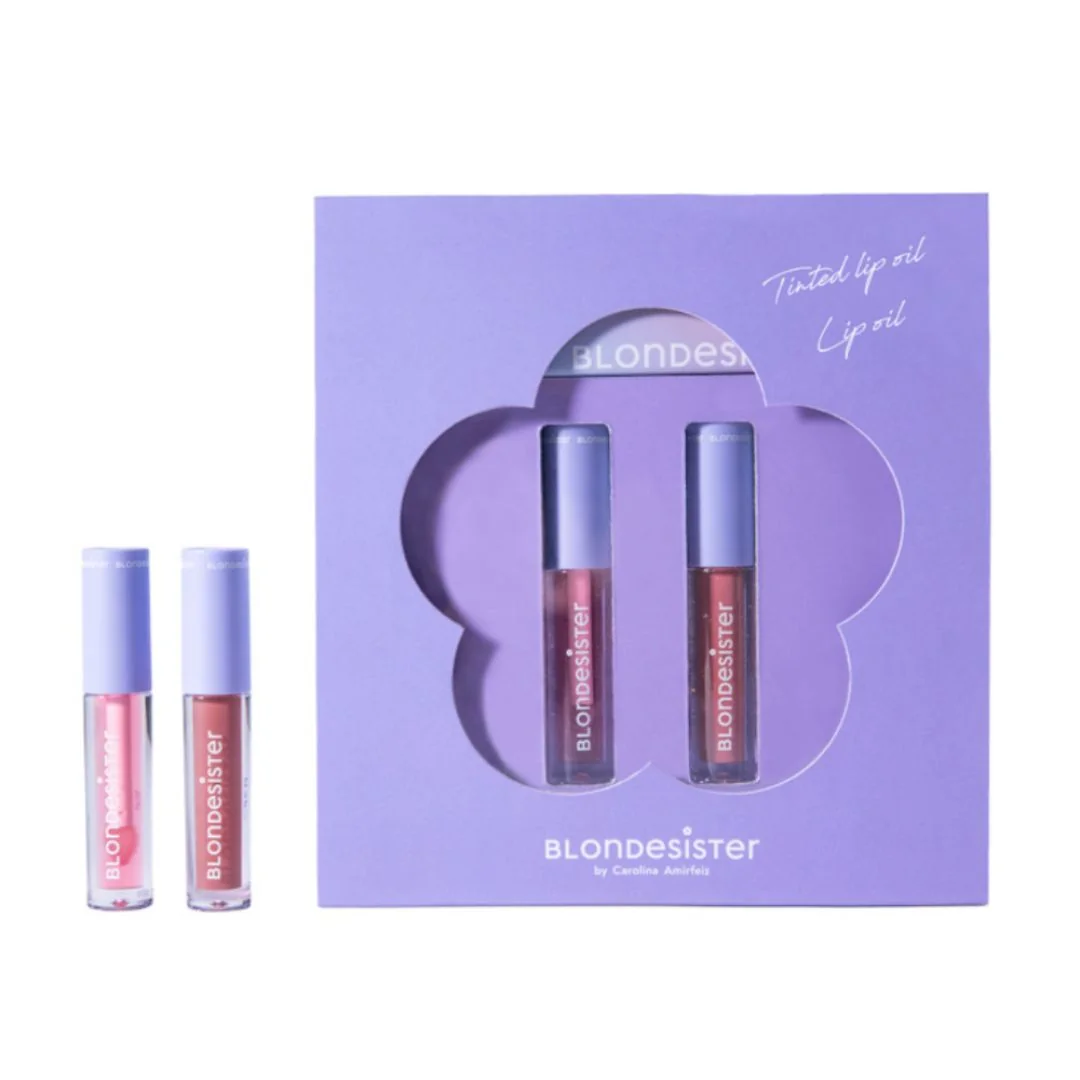 Pachet Ulei de buze 3 in 1 Cute Lippy cu aroma de cocos 2.5ml + Ulei de buze colorat 2 in 1 Sweet Gloss – Sugar Nude 01 2.5ml, Blondesister 