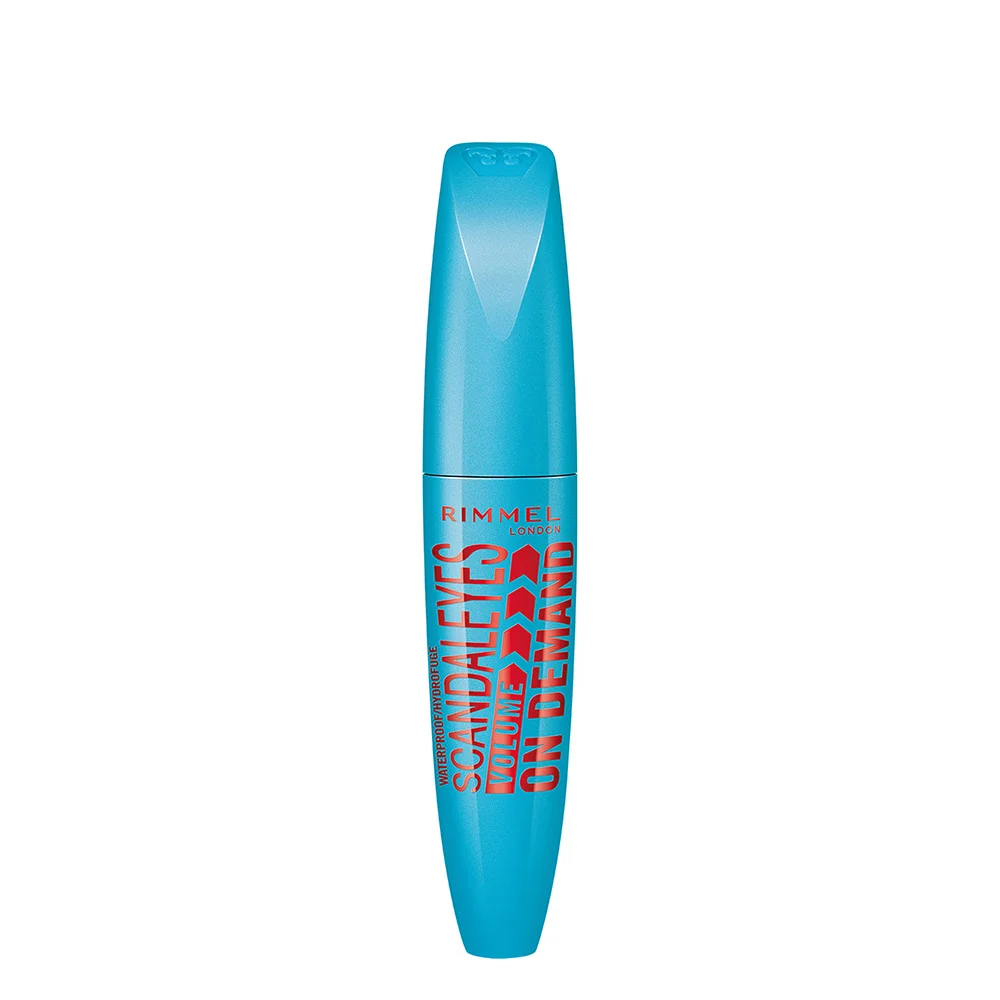 Mascara ScandalEyes Volume on Demand 001 Black Waterproof, 12ml, Rimmel London