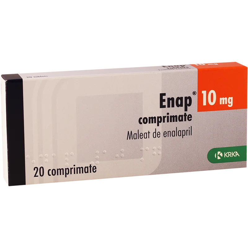 Enap 10mg, 20 comprimate, KRKA