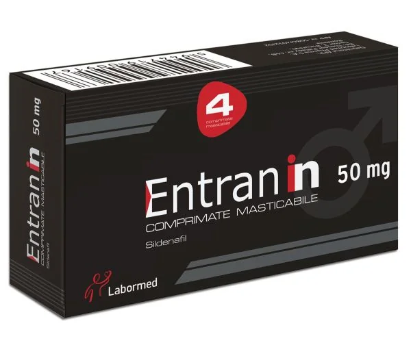 Entranin 50mg, 4 comprimate masticabile, Labormed