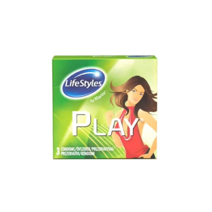 Prezervative Play, 3 bucati, LifeStyles