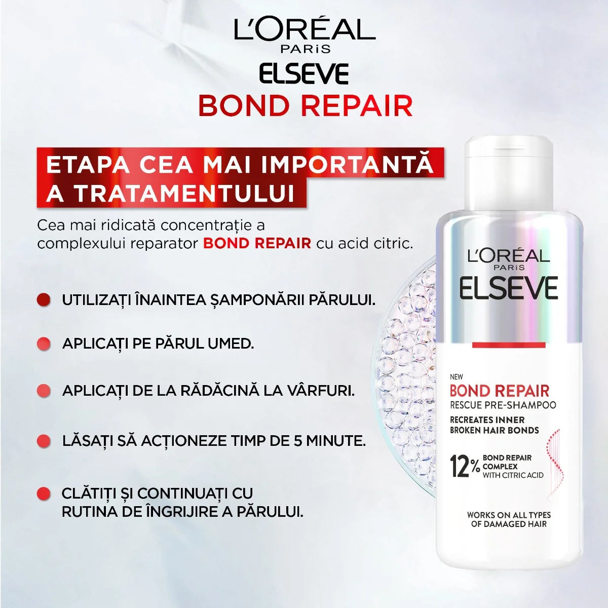 Pre-sampon Bond Repair, 200ml, Elseve 