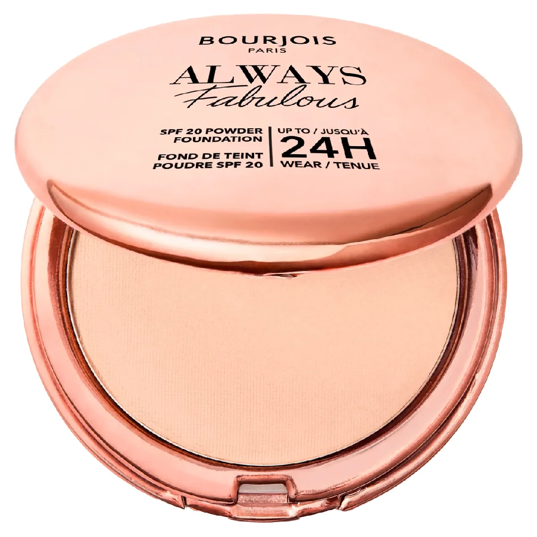 Fond de ten compact Always Fabulous 100 Rose Ivory, 7g, Bourjois 