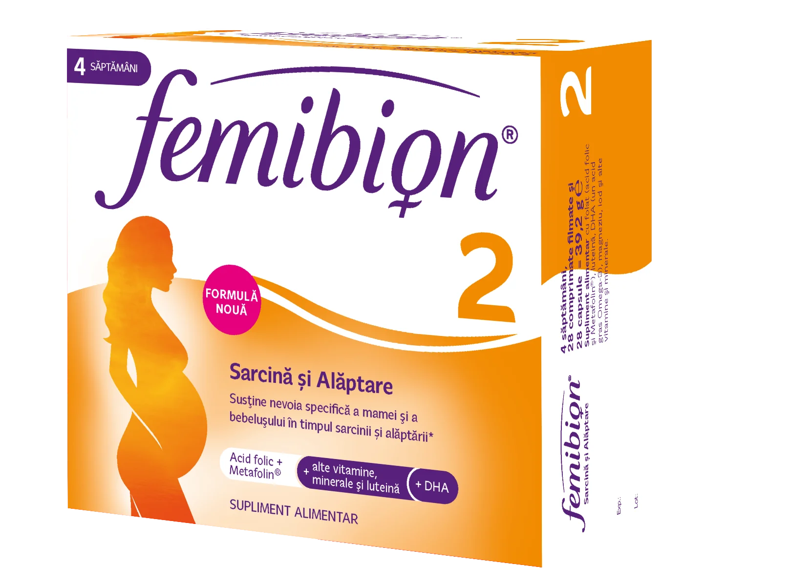 Femibion 2 sarcina si alaptare, 28 comprimate + 28 capsule