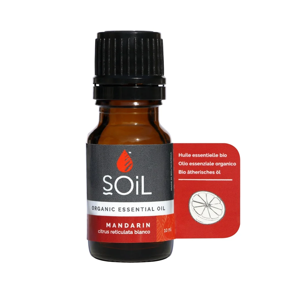 Ulei Esential Mandarina Pur 100% Organic, 10ml, Soil 