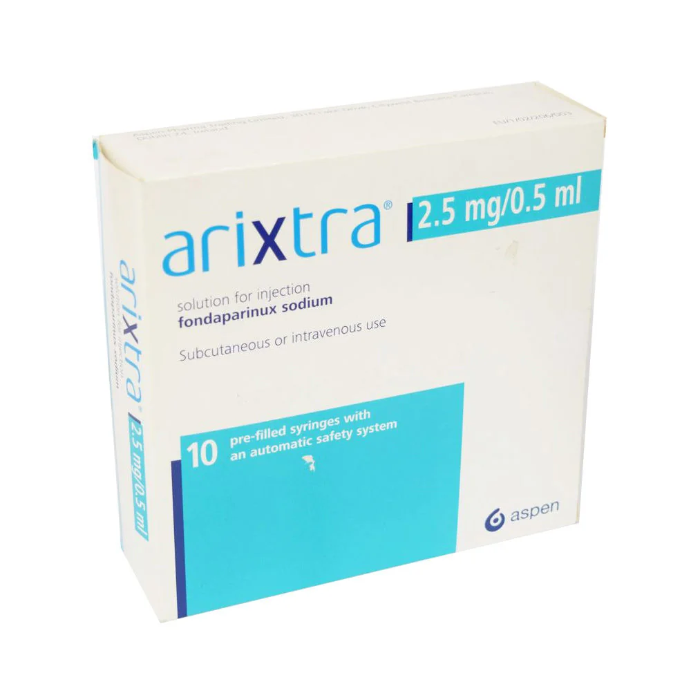 Arixtra solutie injectabila 2.5mg/0.5ml, 10 seringi preumplute, GSK 