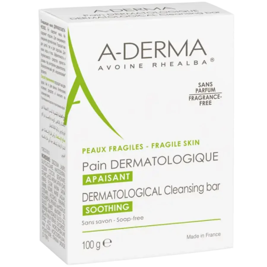 Sapun dermatologic piele sensibila, 100g, A-Derma 