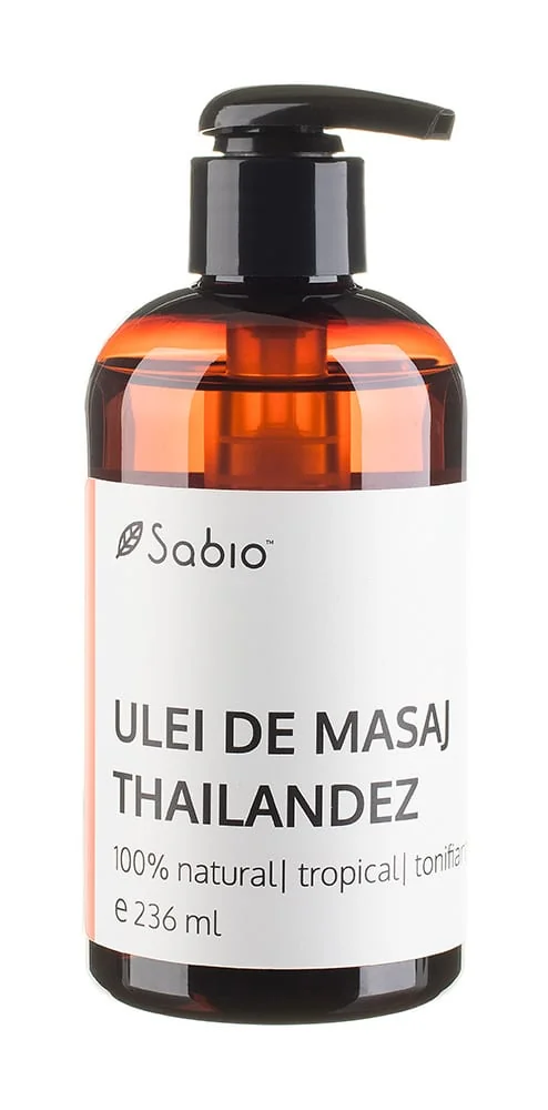 Ulei de masaj thailandez, 236ml, Sabio