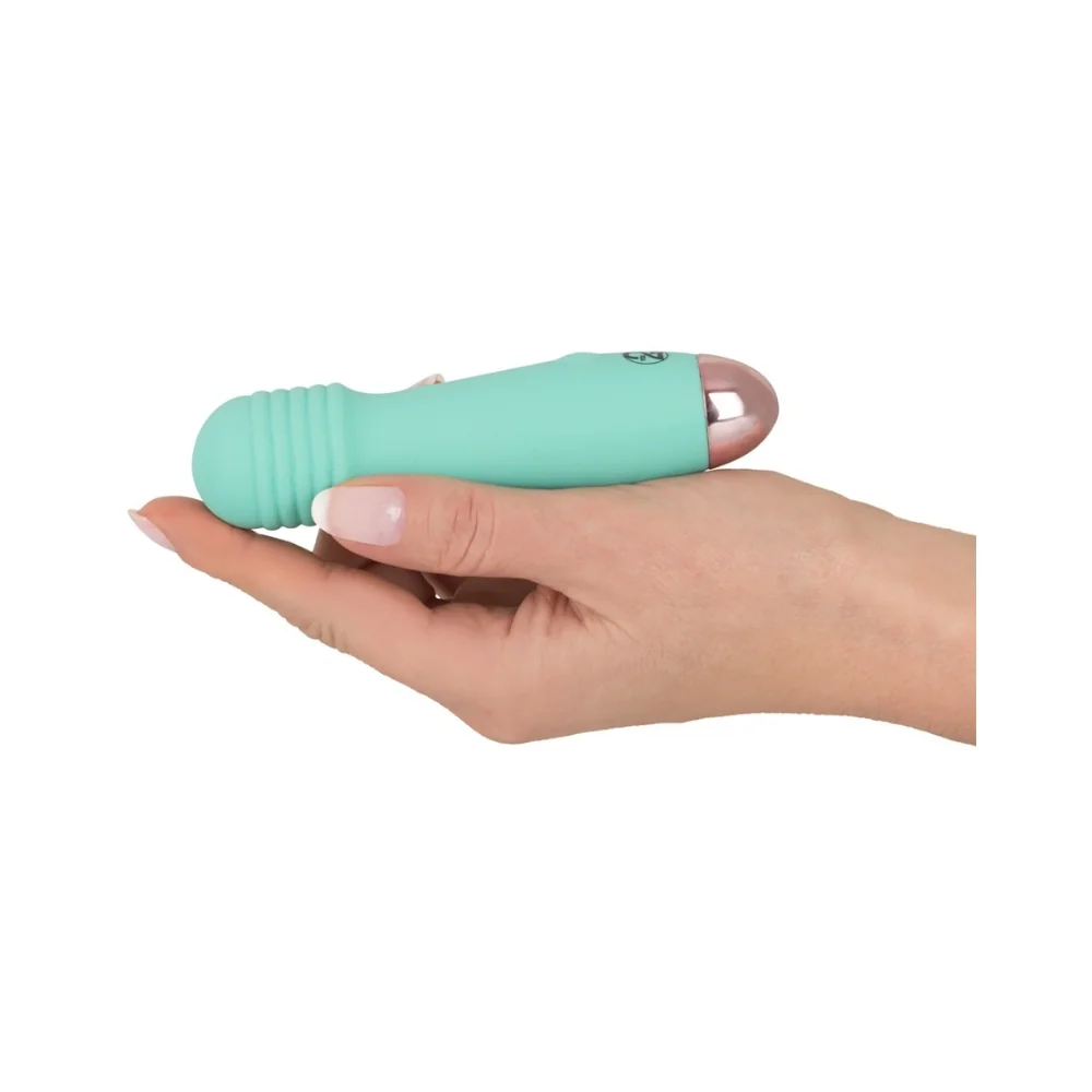 Mini vibrator cu 7 moduri de vibratie verde, 1 bucata, Cuties 