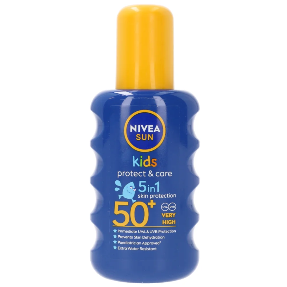 Spray de protectie solara pentru copii Protect & Care SPF50, 200ml, Nivea 