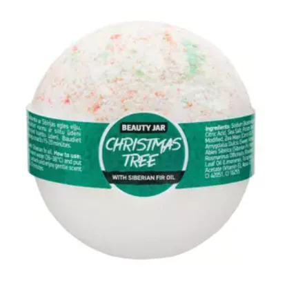 Bila de baie cu ulei din brad siberian Christmas Tree, 150g, Beauty Jar