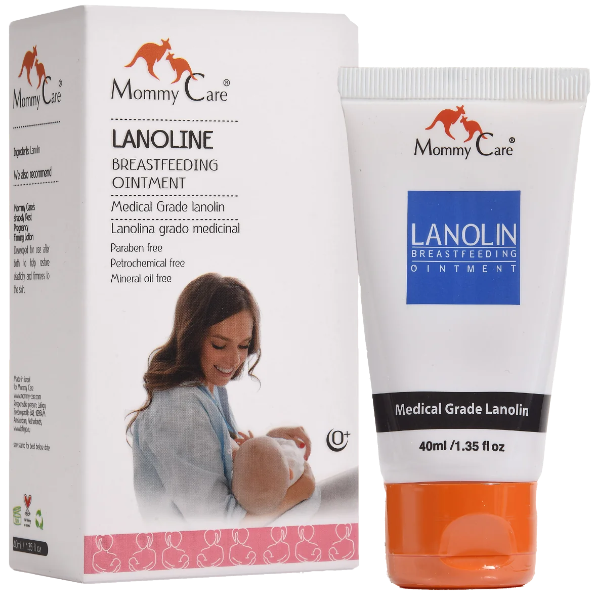 Unguent cu lanolina pentru mameloane, 40ml, Mommy Care