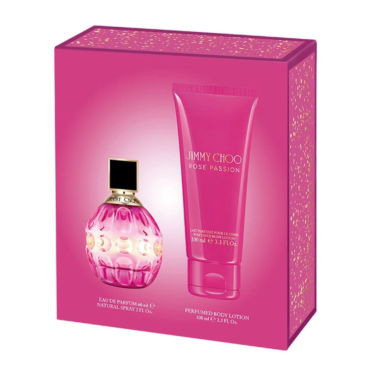 Set pentru femei Apa de parfum 60ml + Lotiune de corp 100ml Rose Passion, Jimmy Choo 