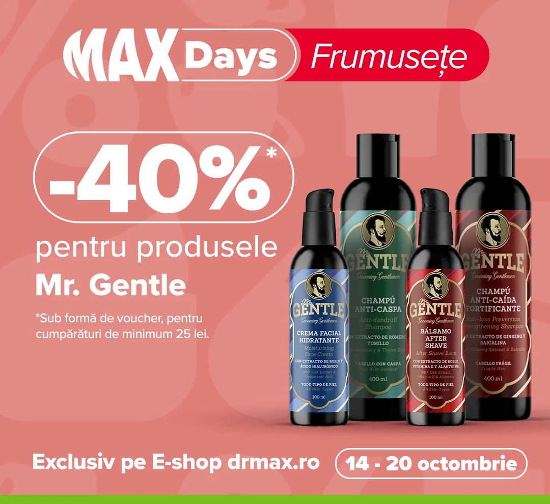 Max Days Frumusete Octombrie 2024 Mr. Gentle