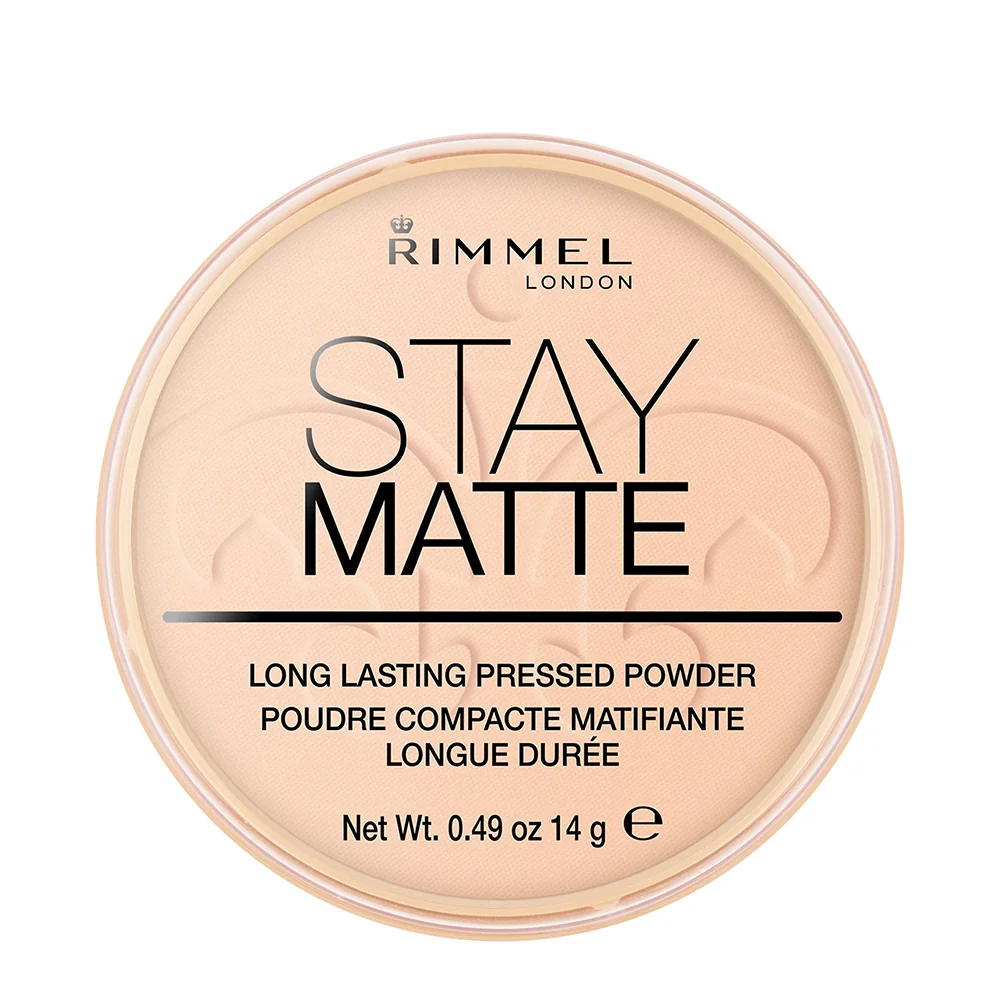 Pudra compacta Stay Matte 006 Champagne, 14g, Rimmel London