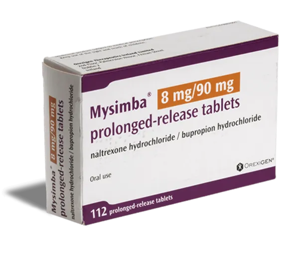 Mysimba 8mg/90mg, 112 comprimate cu eliberare prelungita, Orexigen Therapeutics