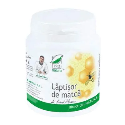 Laptisor de matca, 250 capsule, Pro Natura