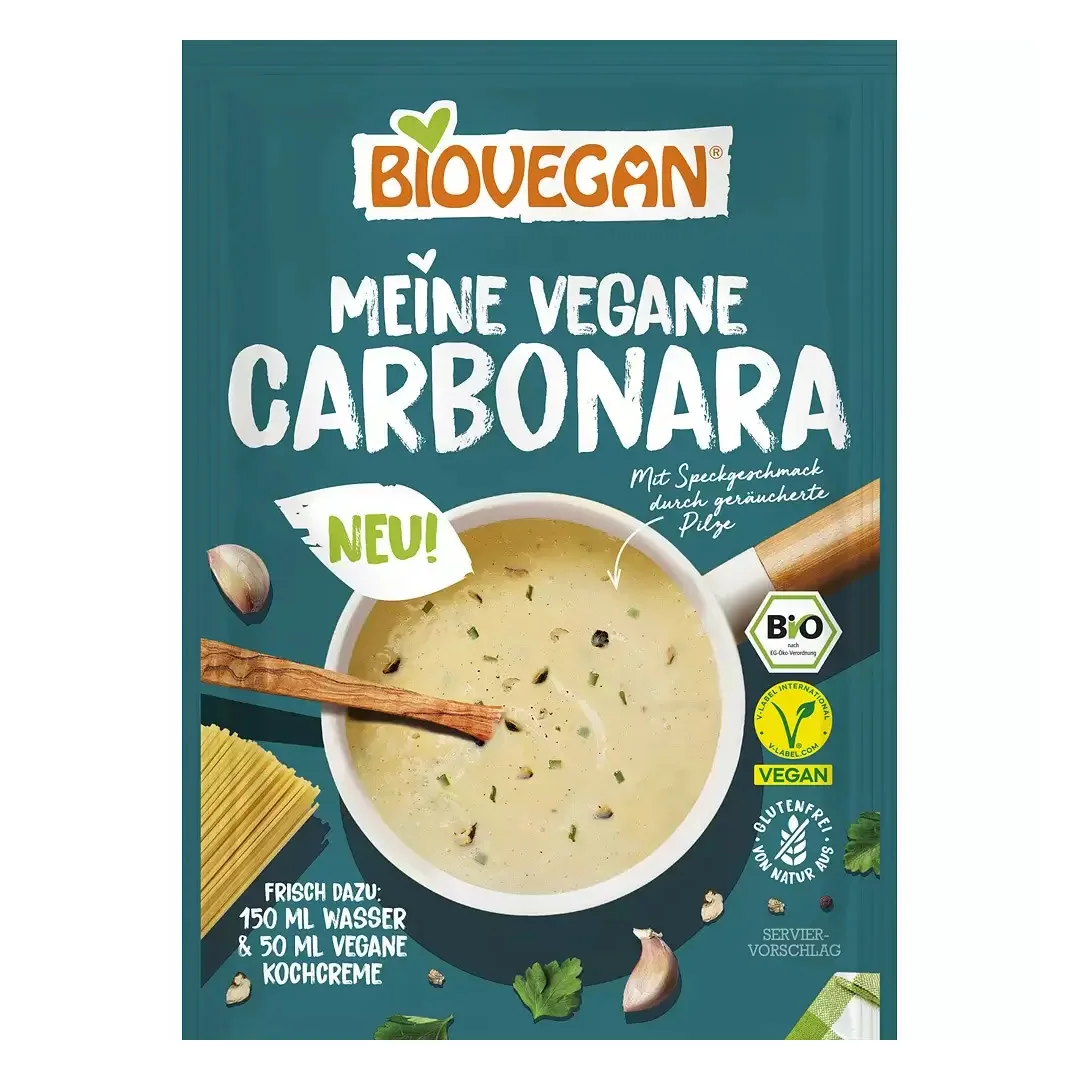 Mix pentru sos carbonara Eco fara gluten, 27g, Biovegan 