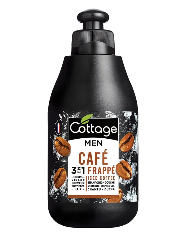 Gel de dus si sampon de par Men Cafe Frappe, 250ml, Cottage