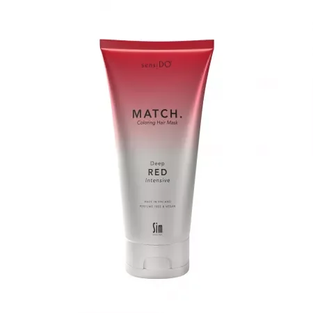 Masca pentru par coloranta tratament cu Keraguard Match Deep Red Intensive, 200ml, Sensido