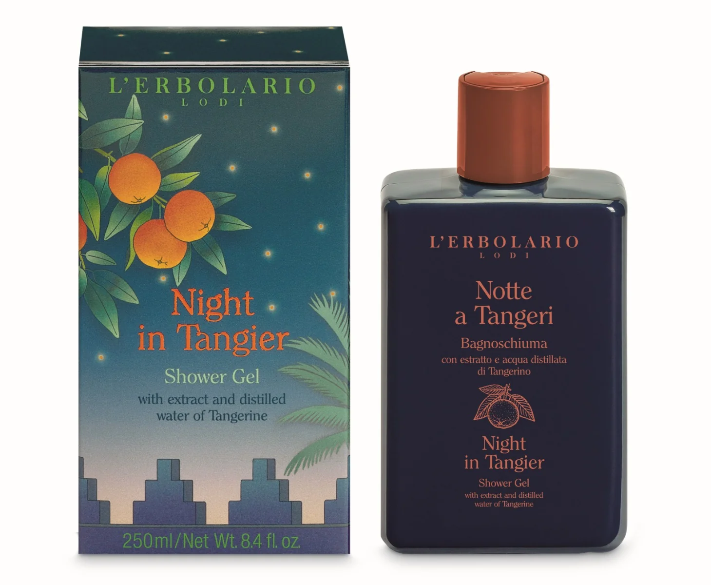 Gel de dus Night in Tangier, 250ml, L'Erbolario